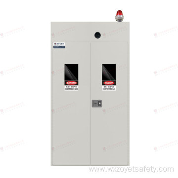 Explosion-proof gas cylinder cabinets used in labs